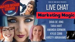 Watch Ep67 MARKETING MAGIC - Ingenious ways to Market your Music  - Live Chat