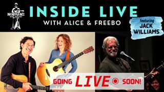 Watch INSIDE LIVE with Alice & Freebo feat. Jack Williams